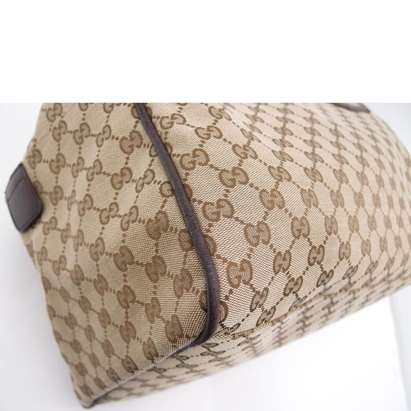 GUCCI グッチ/GGキャンバスシェリーボストン/ブラウン/153240//491***/Aランク/69