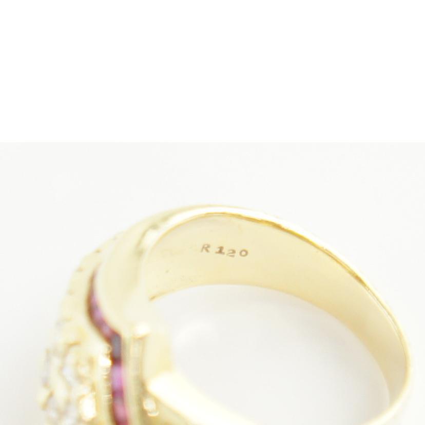 K18ルビーダイヤR1.20#12//Bランク/64