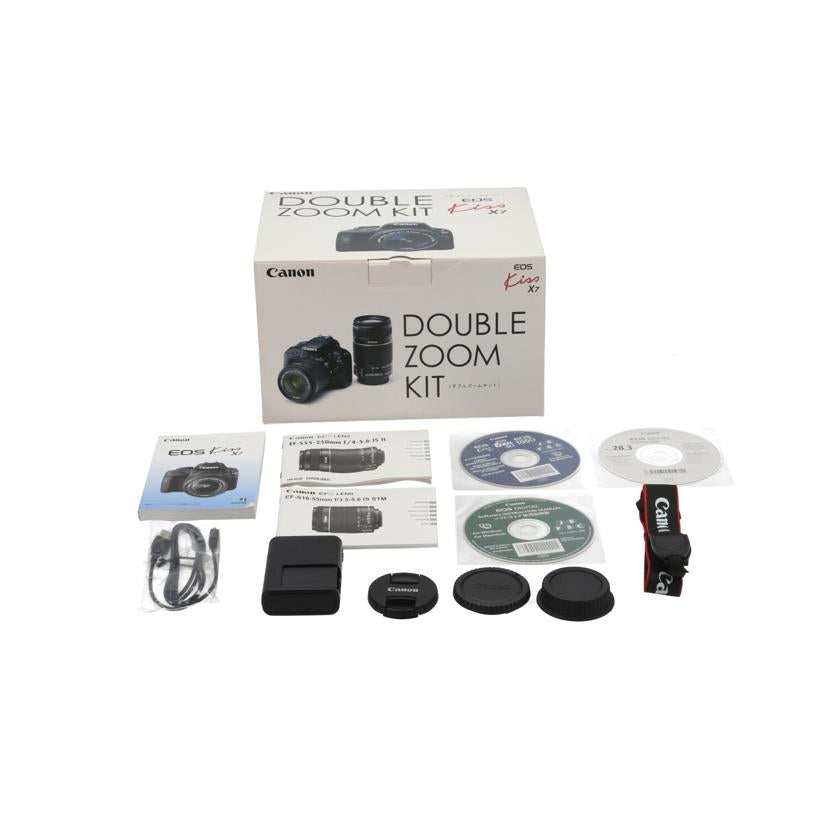 Canon キヤノン /デジタル一眼 ダブルズームキット/EOS Kiss X7 ダブルズームキット//211073032449/Cランク/62