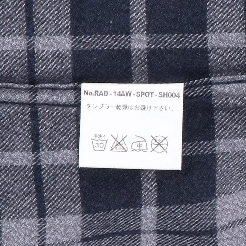 RADIALL ラディアル/チェック柄コットンシャツ/RAD-14AW-SPOT-SH004//SAランク/18