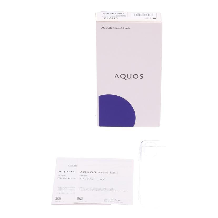 SHARP au シャープ /スマートフォン/AQUOS sense3/SHV48//354956112306027/Bランク/05