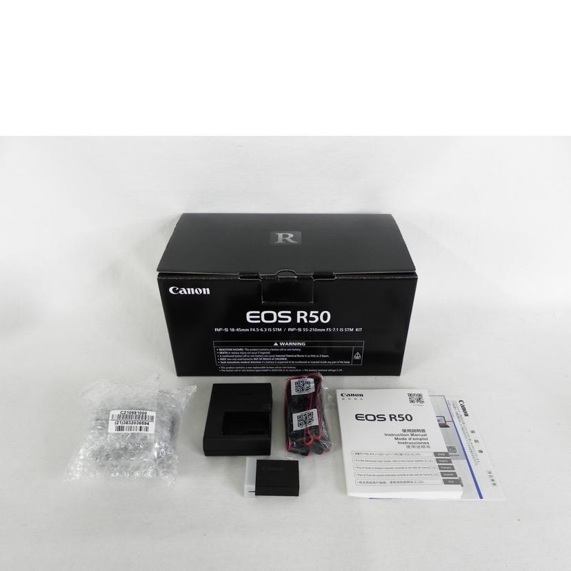 Canon キヤノン/EOS R50 ミラーレス一眼 ダブルズームキット/EOS R50//191030000650/SAランク/81