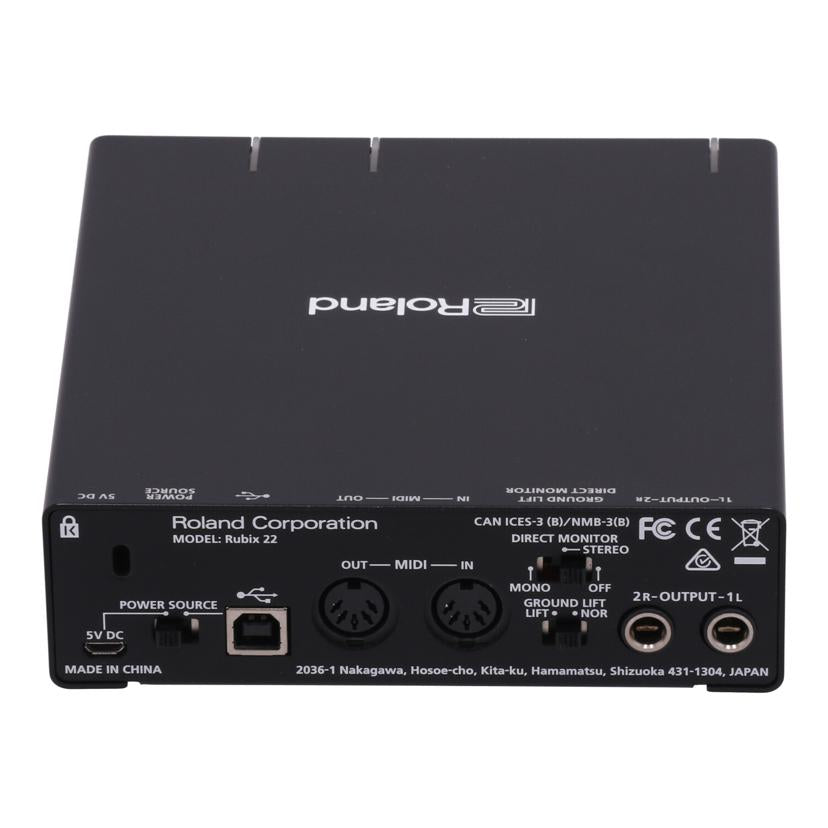 Roland ローランド /USBオーディオインターフェース/Rubix22//Z1M0014/Aランク/64