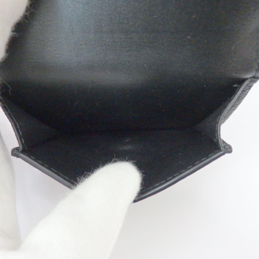 LOEWE ロエベ/アナグラム トライフォールド ウォレット/ブラック/C821TR2X08//262***/ABランク/77