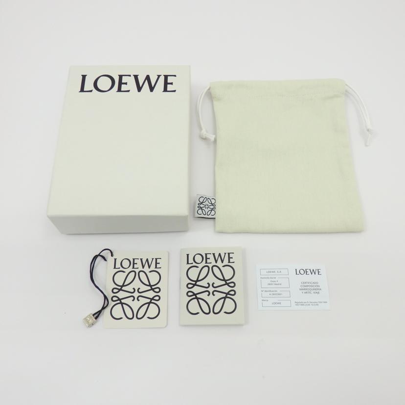 LOEWE ロエベ/アナグラム トライフォールド ウォレット/ブラック/C821TR2X08//262***/ABランク/77