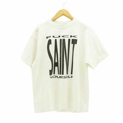 SAINT MICHAEL セントマイケル/SINロゴプリントTシャツ/SM-HR8-0000-020//Sランク/67