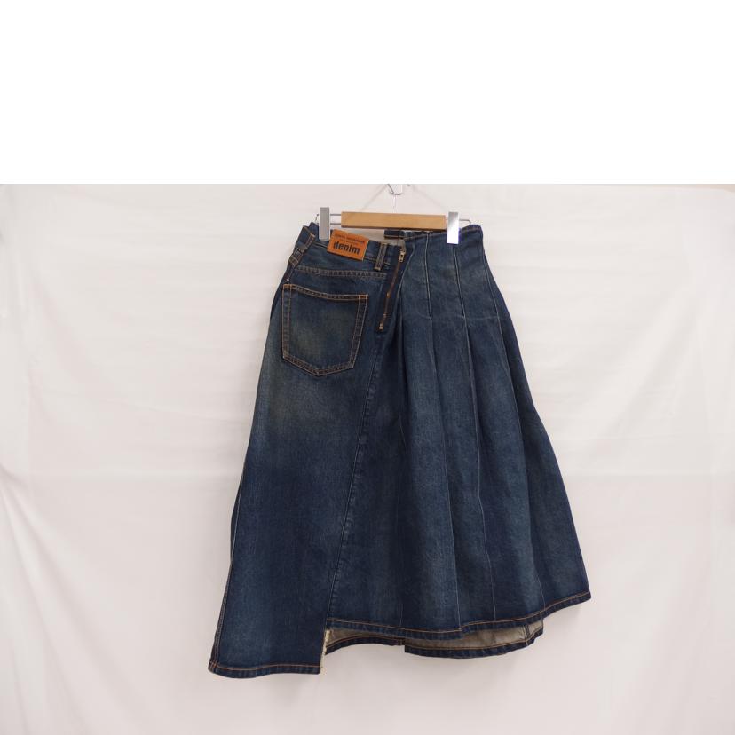 COMME des GARCONS コムデギャルソン/COMME des GARCONS デザインデニムスカート /XZ S202//AD2019/ABランク/82