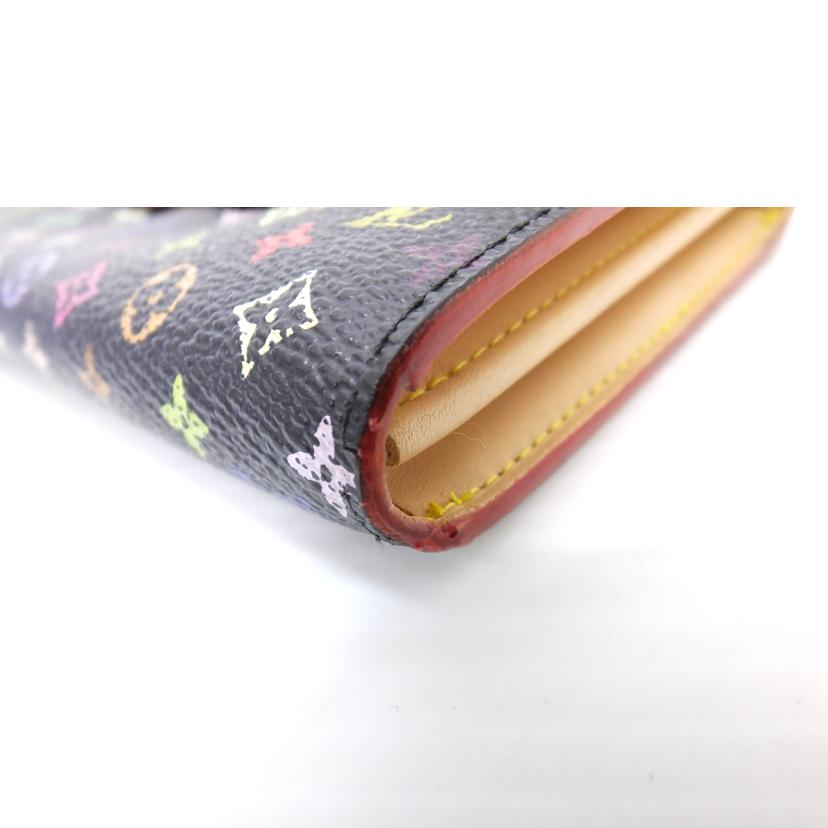 LV ルイヴィトン/ポルトフォイユ・サラ/モノグラム マルチカラー/ノワール/M93533//TH0***/Bランク/88