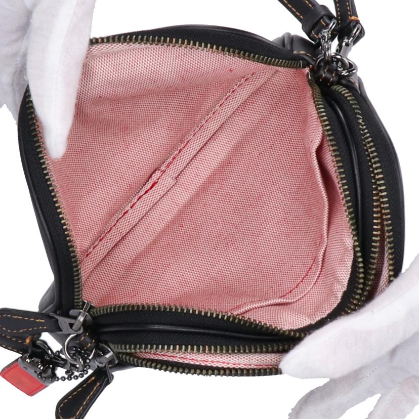 COACH コーチ/ディズーニーコラボ*ミッキーマウス/レザーショルダー/66150//Aランク/37