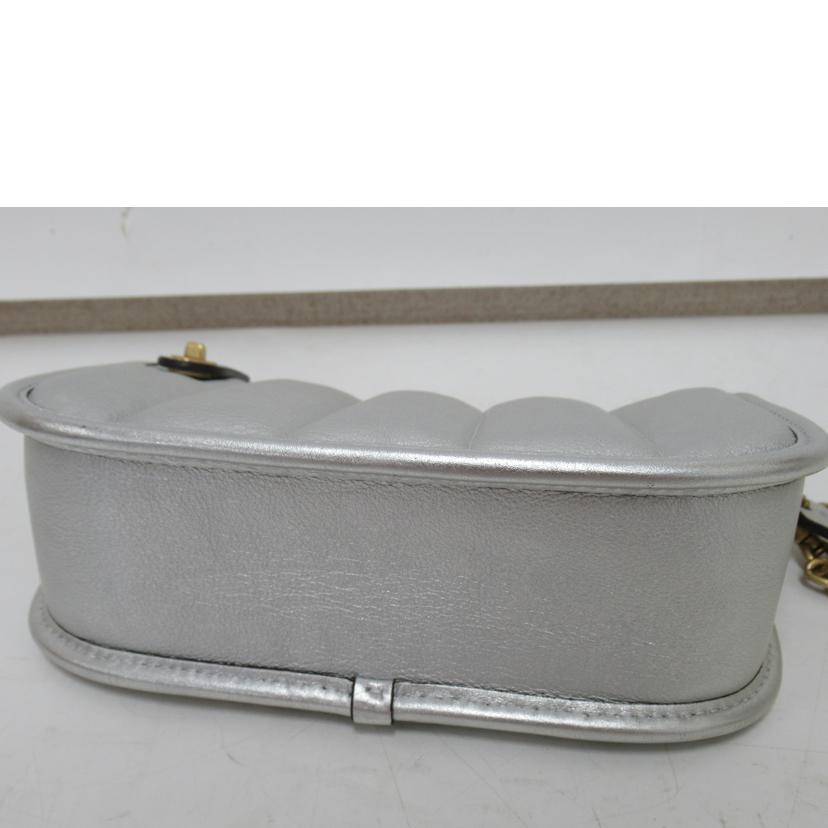 COACH/チェーンミニショルダーバック/シルバー/C6746//M21**/Bランク/63