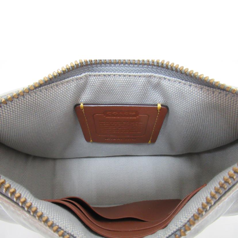 COACH/チェーンミニショルダーバック/シルバー/C6746//M21**/Bランク/63