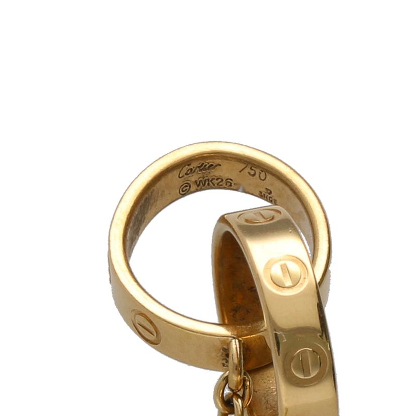 Cartier/AU750YGベビーラブブレスレット 18cm/4.1//WK2647/ABランク/75