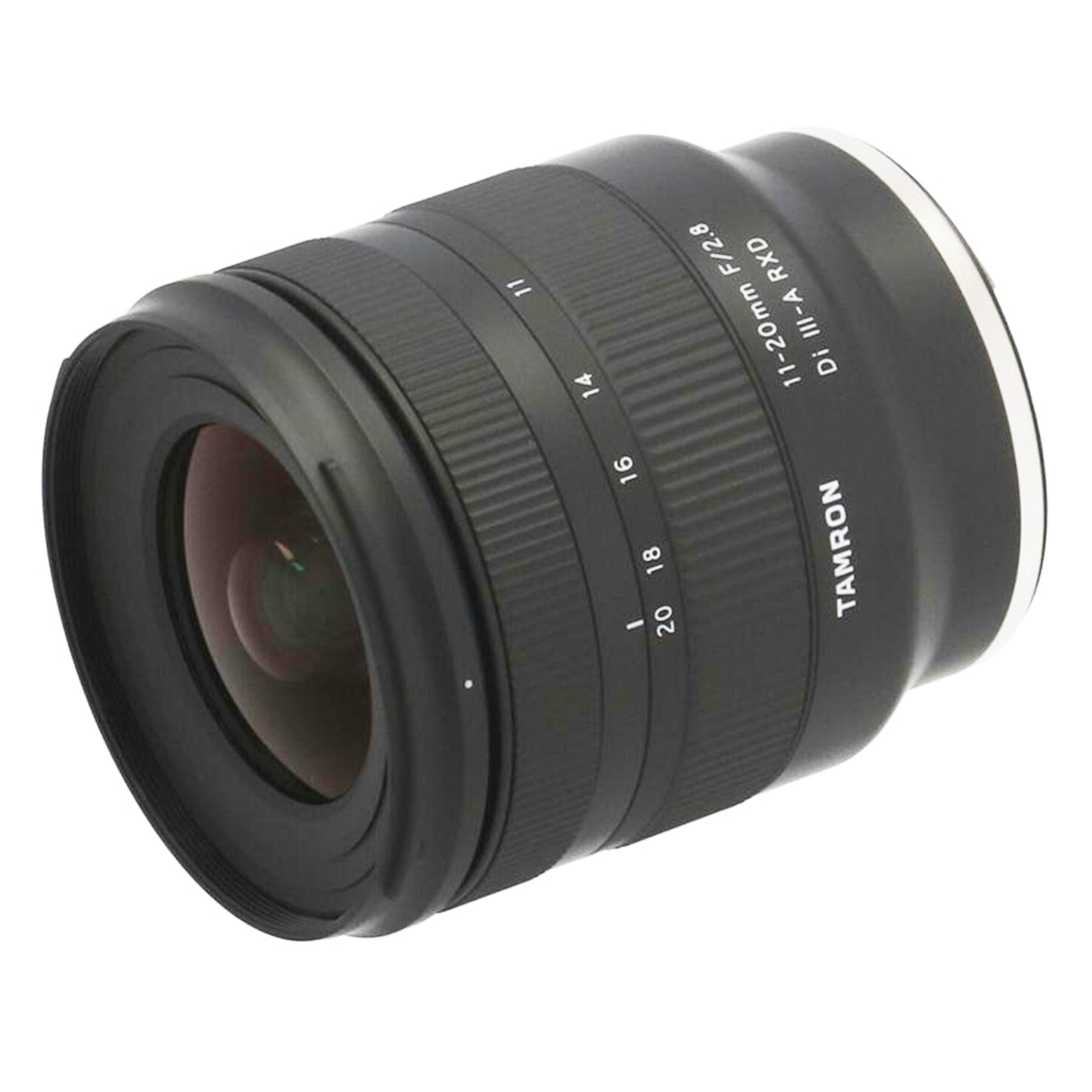 TAMRON SONY E タムロン/交換レンズ/11-20mm/11-20mm F2.8 Di III-A RXD//018275/ABランク/42