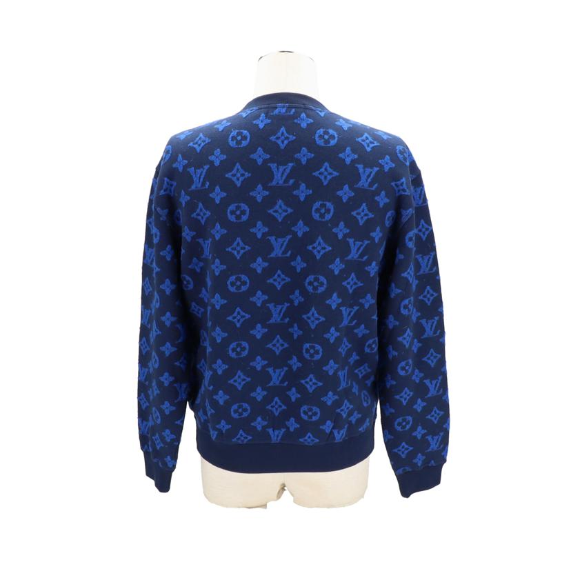 LOUIS VUITTON ルイヴィトン/19AWモノグラムジャガード総柄スウェット/トレーナー/ブルー/RM192MNPNHHY14W//ABランク/92