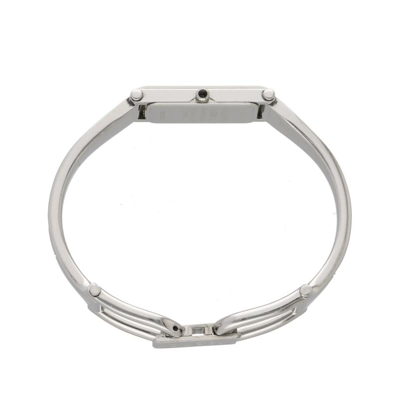 GUCCI グッチ/スクエアバングルウォッチ・ブラック×シルバー/クオーツ/1500L//083****/ABランク/20