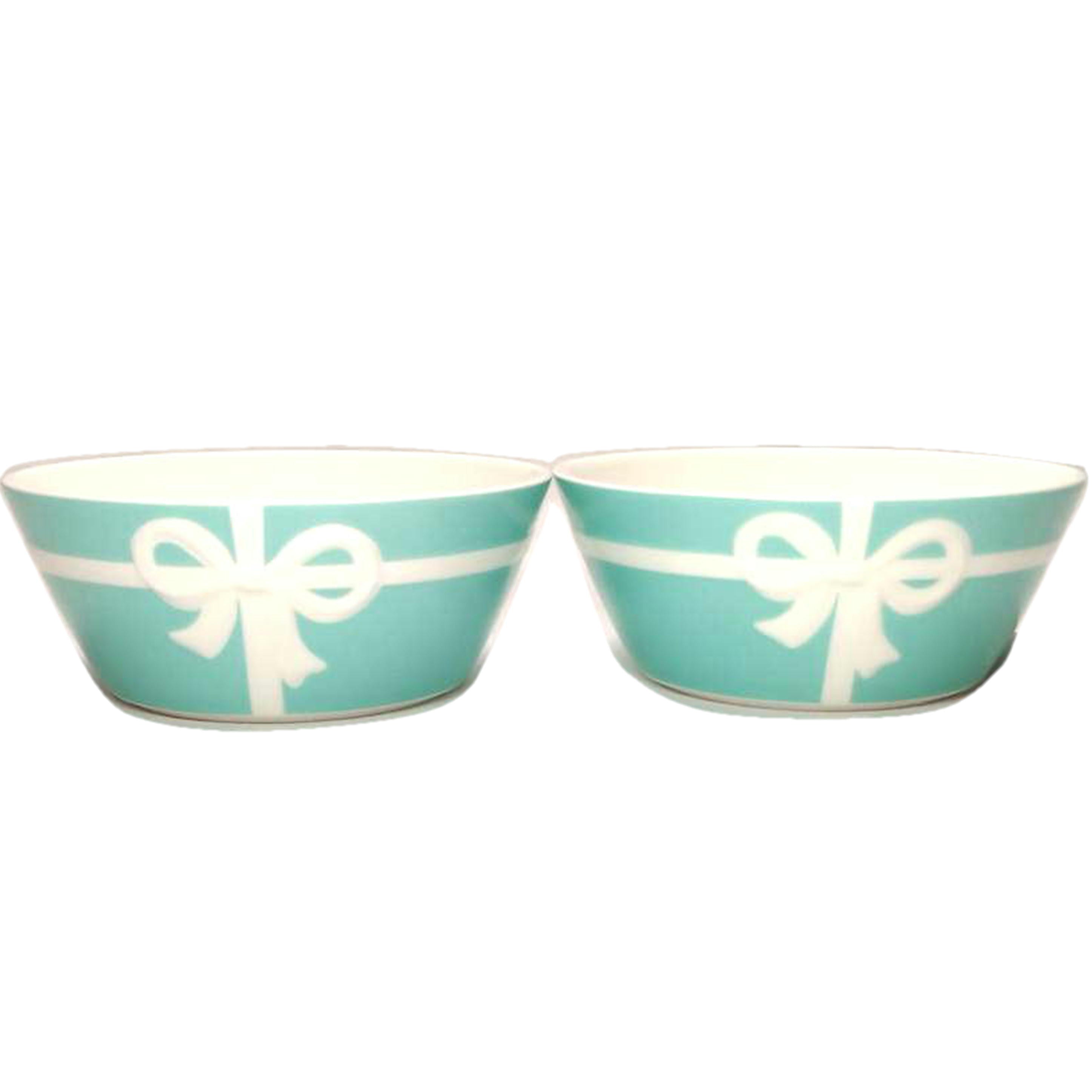 TIFFANY&CO ティファニー&コー/ブルーボックス ボウル ペア//Aランク/52