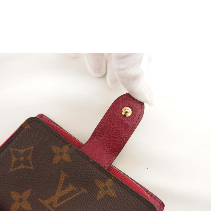 LV ルイ・ヴィトン/ポルトフォイユ・ジュリエット/モノグラム/フューシャ/M69433//ABランク/04