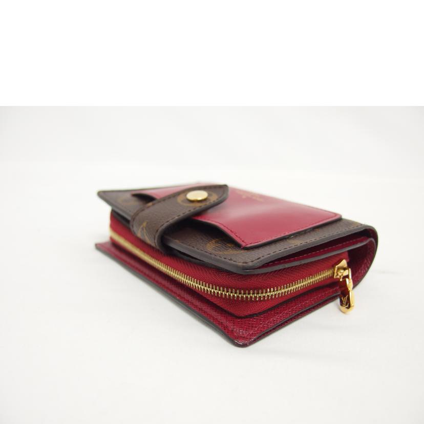 LV ルイ・ヴィトン/ポルトフォイユ・ジュリエット/モノグラム/フューシャ/M69433//ABランク/04