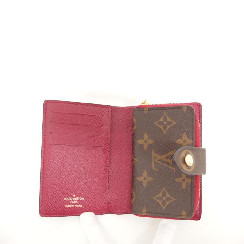 LV ルイ・ヴィトン/ポルトフォイユ・ジュリエット/モノグラム/フューシャ/M69433//ABランク/04