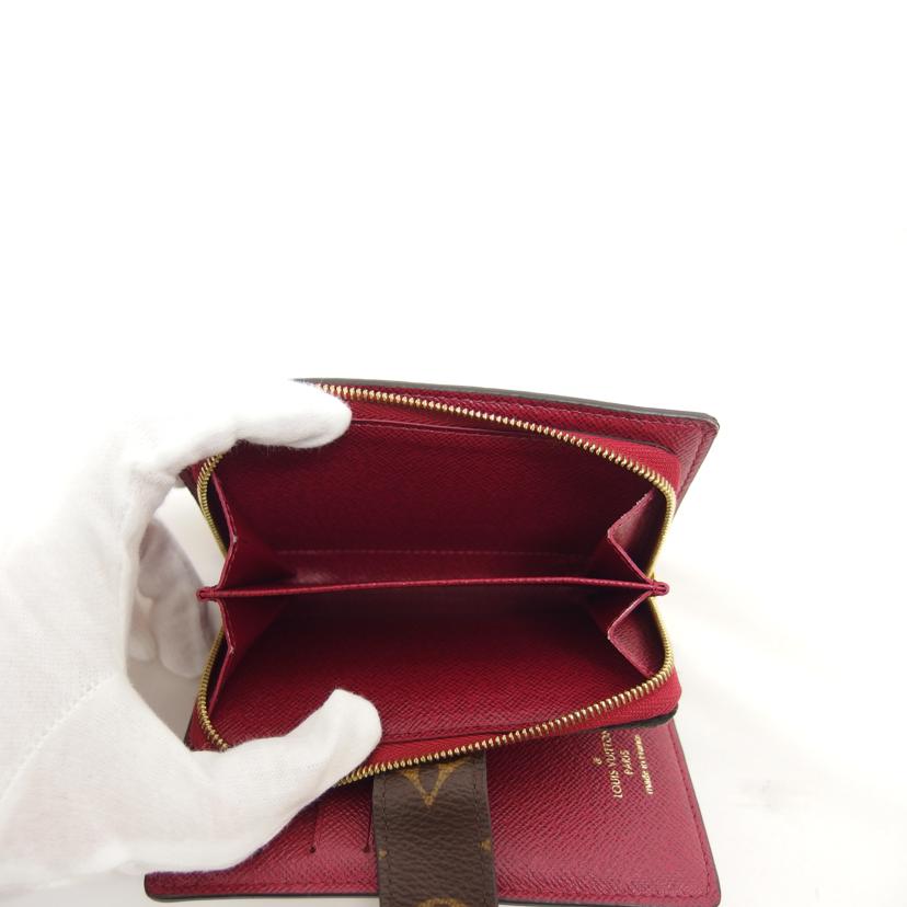LV ルイ・ヴィトン/ポルトフォイユ・ジュリエット/モノグラム/フューシャ/M69433//ABランク/04