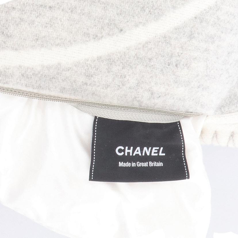 CHANEL シャネル/ココマークカシミヤ混クッション/グレー//Aランク/75