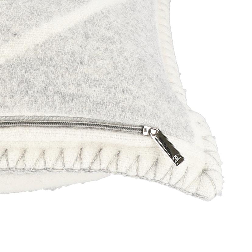 CHANEL シャネル/ココマークカシミヤ混クッション/グレー//Aランク/75