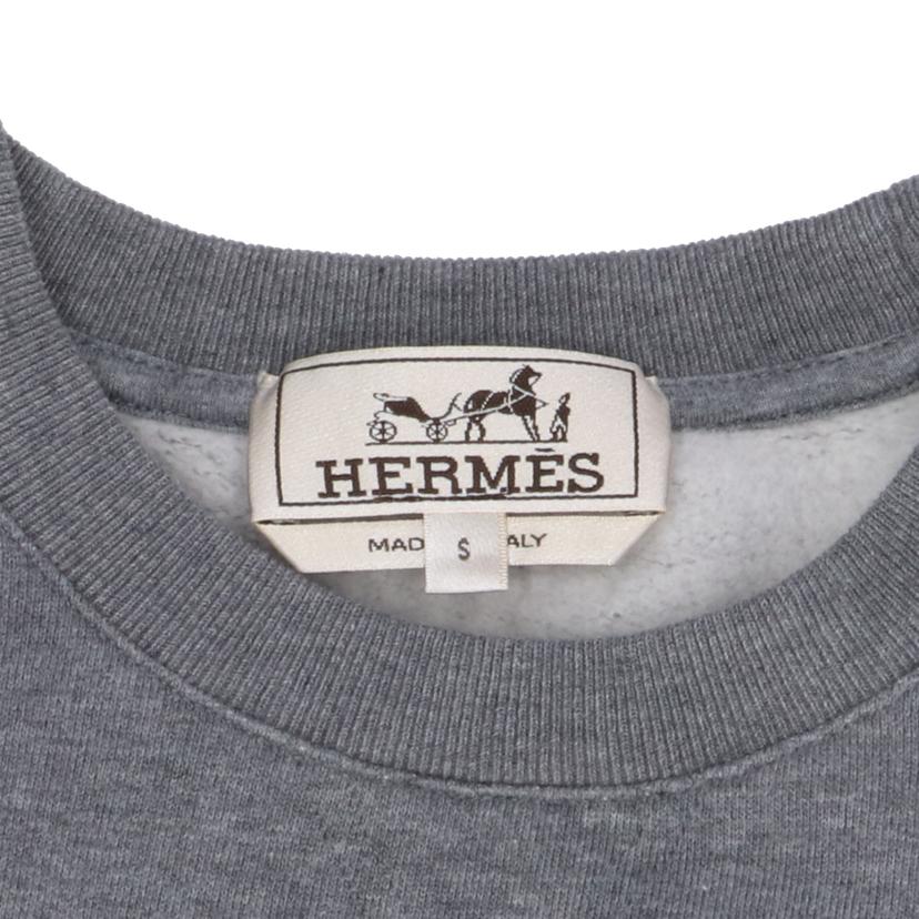 HERMES/エクスリブリスドラゴンスウェットトレーナー//Aランク/92