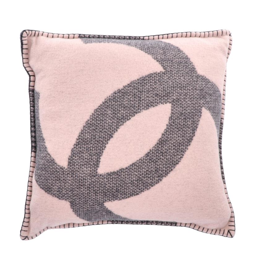 CHANEL シャネル/ココマークカシミヤ混クッション/ピンク//Aランク/75