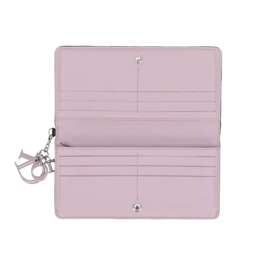 Christian Dior クリスチャンディオール/カナージュ2つ折り長財布/02-LU-0114//Bランク/85