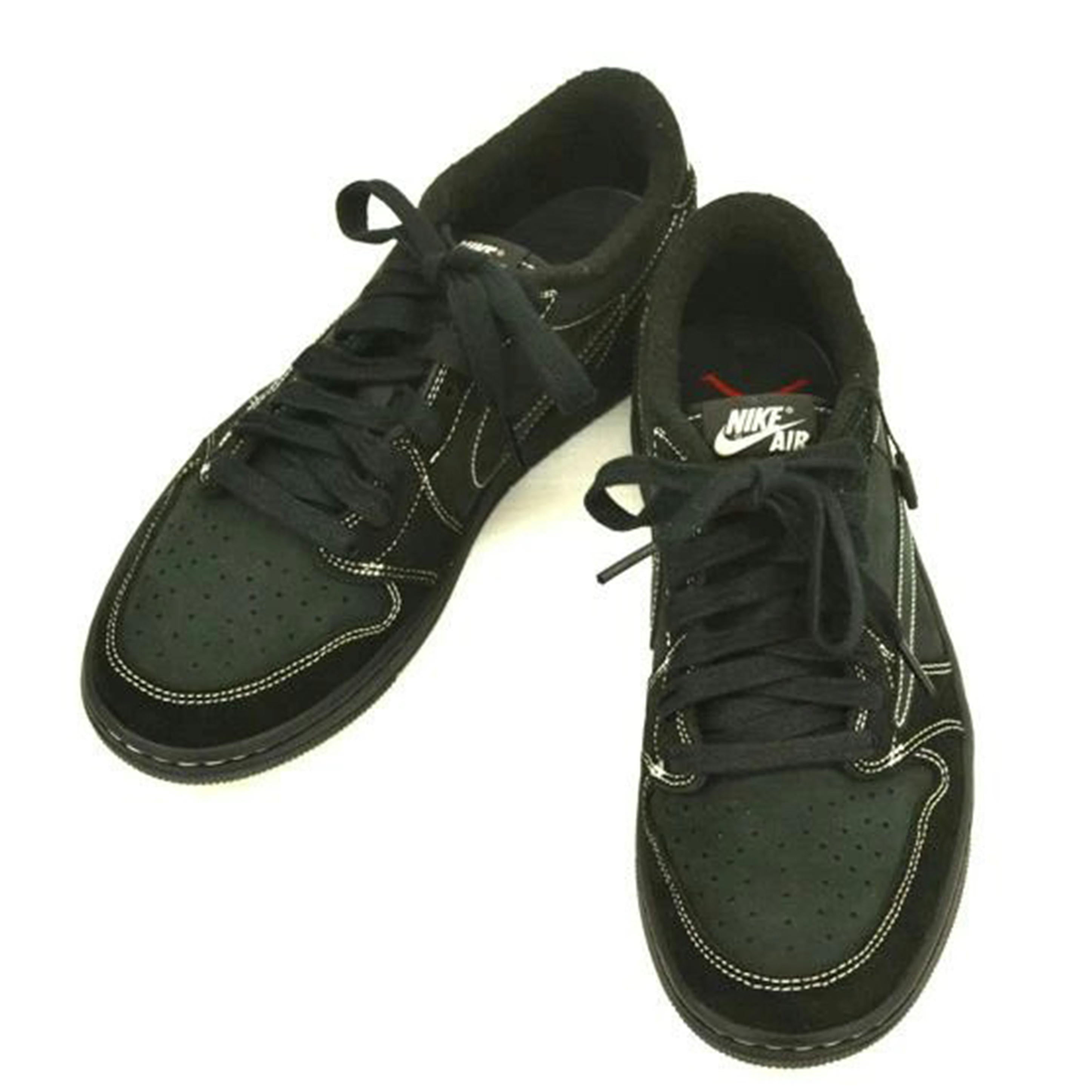 Travis Scott×NIKE トラヴィススコット×ナイキ/トラヴィススコット/エアジョーダン1ローOG/SP/ブラックファントム/DM7866-001//サイズ:27.5cm/ABランク/75