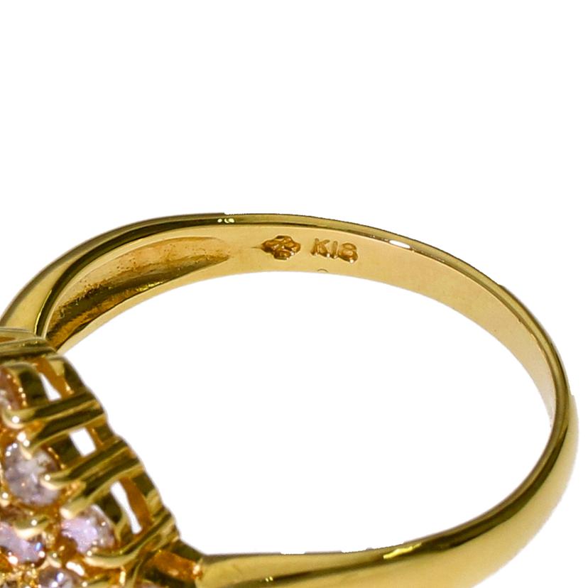 /K18ダイヤリング#13//Aランク/67