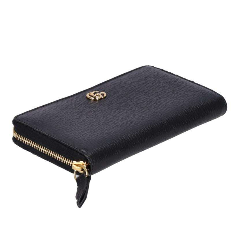 GUCCI グッチ/GGマーモントラウンドファスナー長財布/456117//496***/ABランク/75