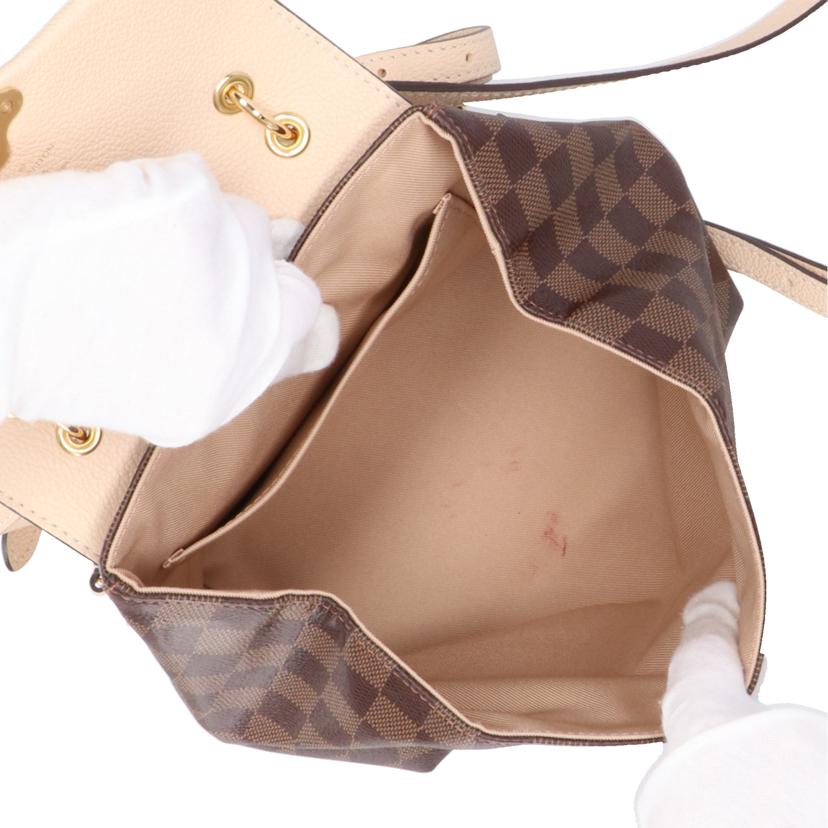 LOUIS VUITTON ルイヴィトン/クラプトン・バックパック/ダミエ/エベヌ・クレーム /N42259//SR0***/ABランク/91