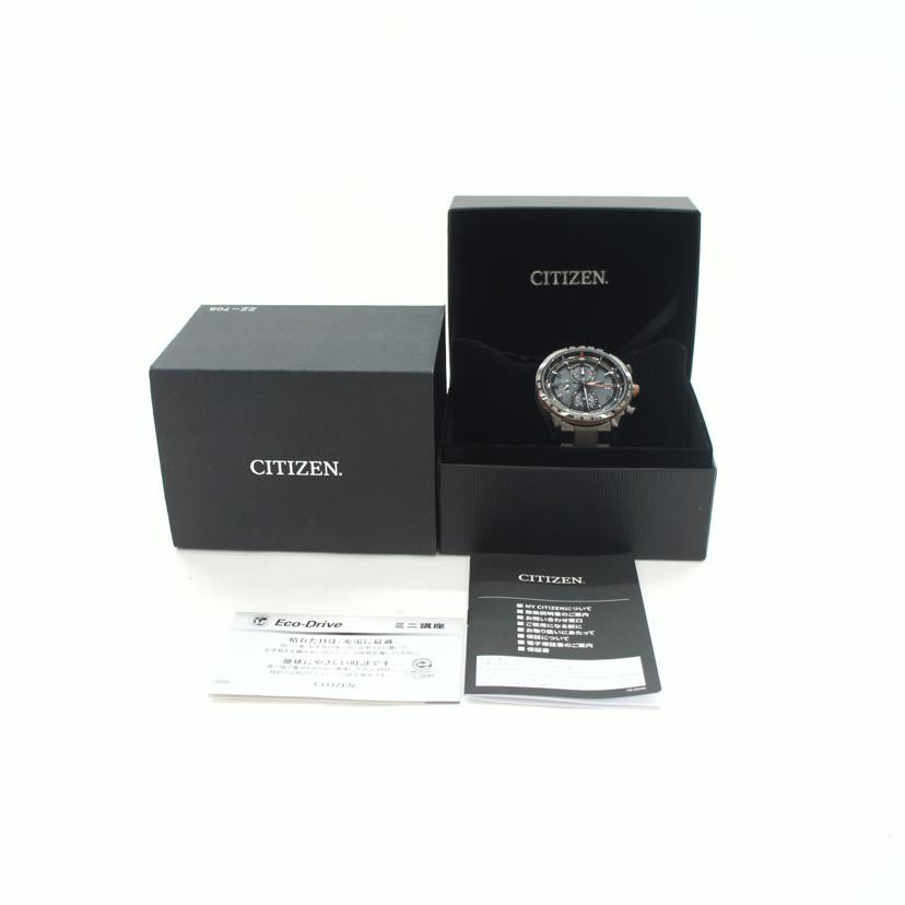 CITIZEN シチズン/アテッサアクトライン/エコドライブ/ブラックチタン/H800-T025871//442******/Aランク/78