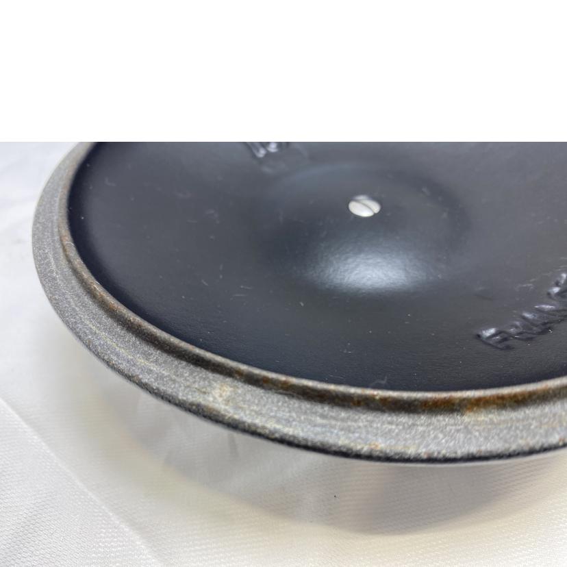 LE CREUSET ルクルーゼ/ココット・エブリィ 18 マットブラック//Bランク/51