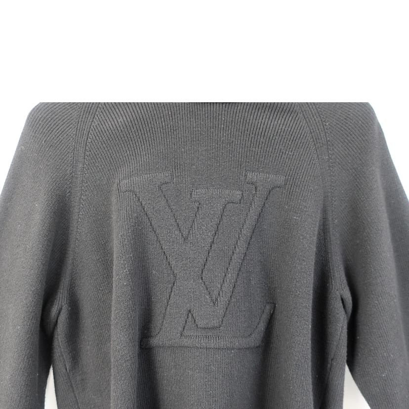 LOUIS VUITTON ルイ・ヴィトン/ビッグロゴフゥーディ XSサイズ ブラック//ABランク/65