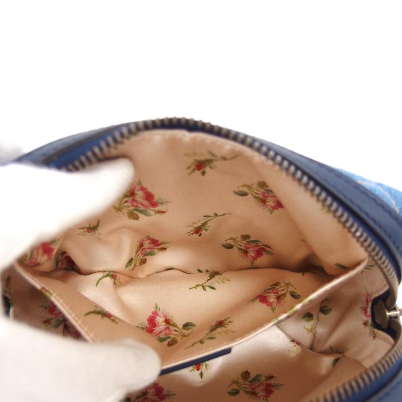 GUCCI グッチ/GGマーモント/デニムキルティングコスメポーチ/476165//520***/Aランク/04