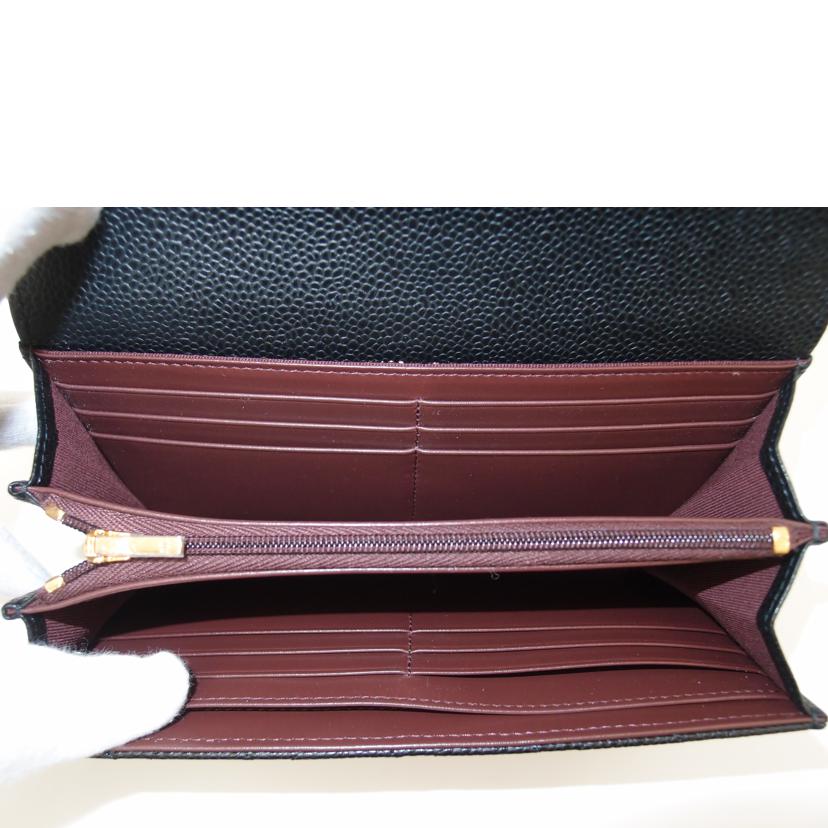 CHANEL シャネル/キャビアスキンクラシック長財布/ブラック/AP0241 Y01864//KNN*****/Sランク/69