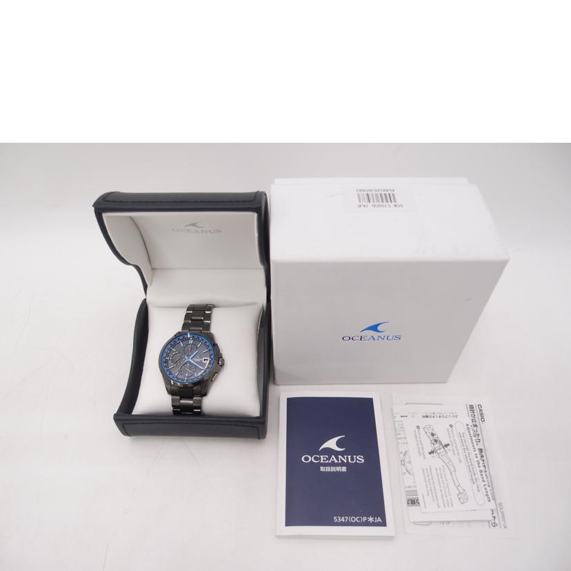 CASIO カシオ/オシアヌス/クラシックライン/電波ソーラー/OCW-T2600B-1AJF//001*****/Aランク/69