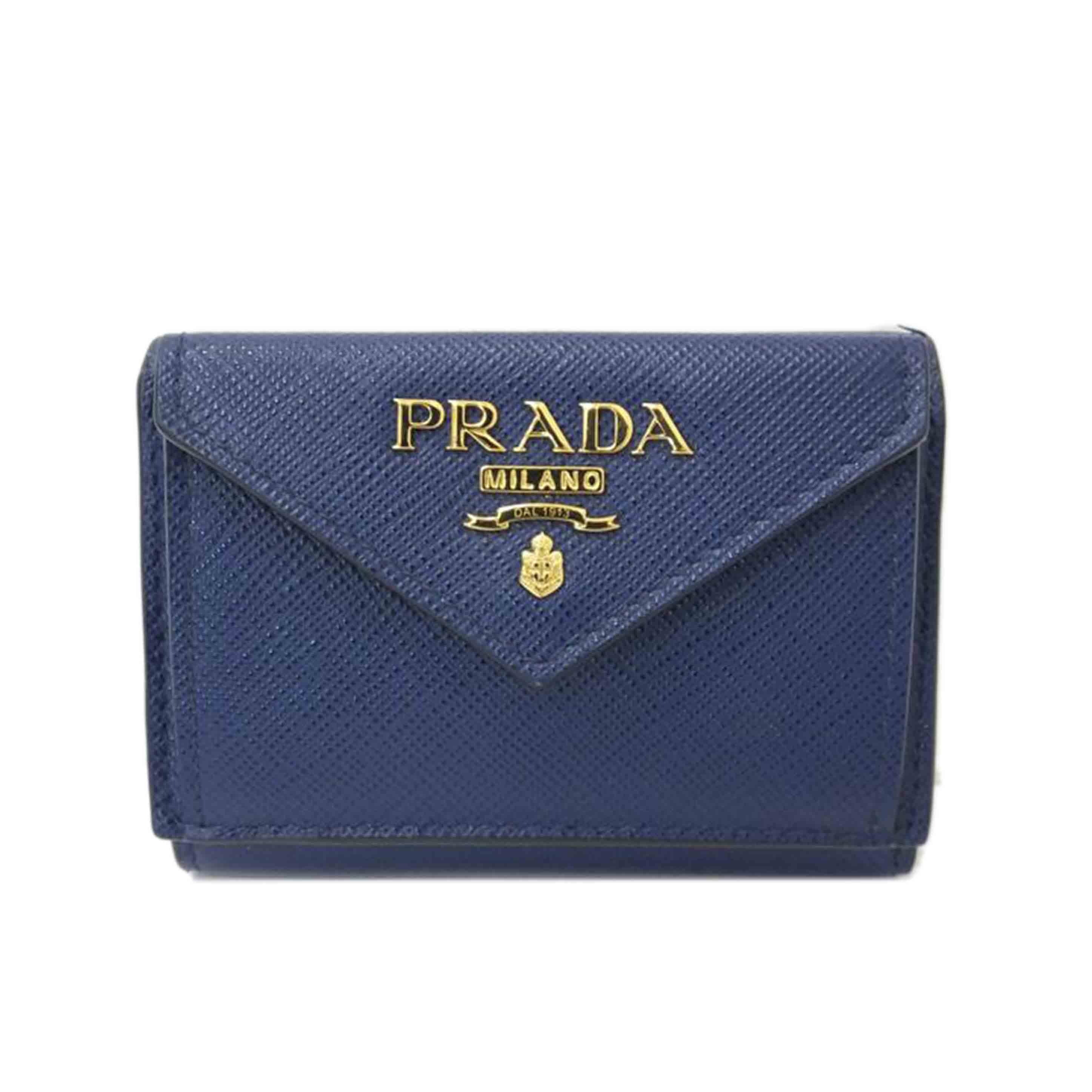 PRADA プラダ/サフィアーノ三つ折り財布/1MH021//Aランク/88