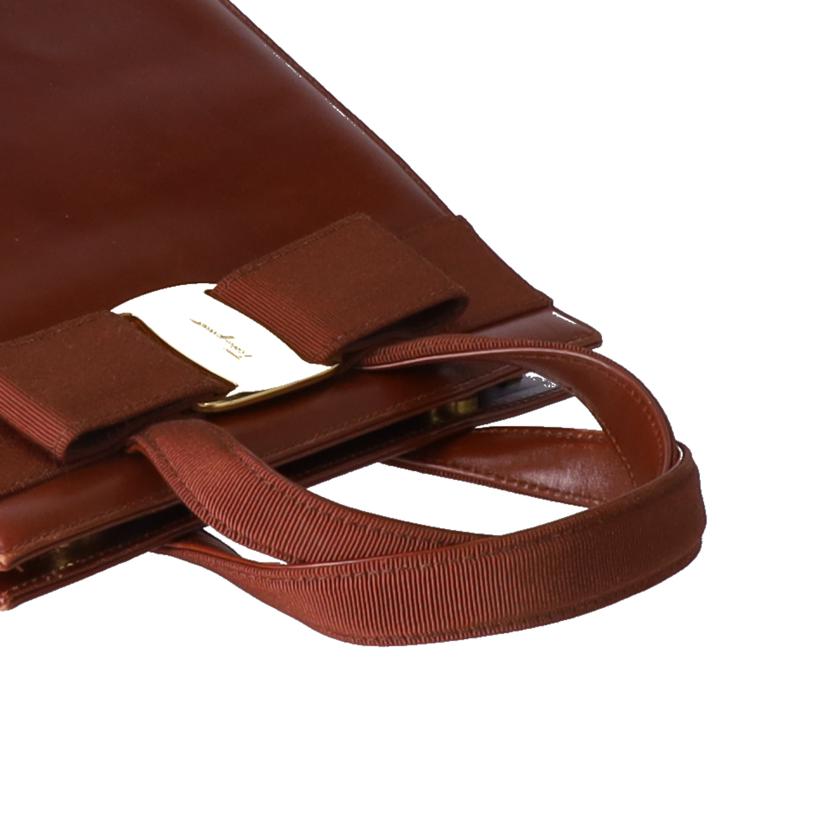 Salvatore Ferragamo サルバトーレフェラガモ/ヴァラ 2Wayハンドバッグ/BA21 4178//Bランク/09