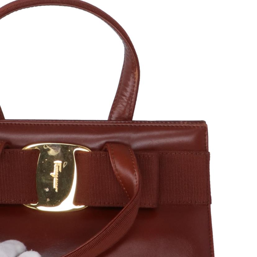 Salvatore Ferragamo サルバトーレフェラガモ/ヴァラ 2Wayハンドバッグ/BA21 4178//Bランク/09