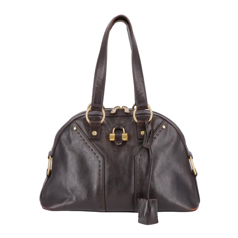 YVES SAINT LAURENT イブサンローラン YVES SAINT LAURENT ミューズハンドバッグ ブラウン/ミューズハンドバッグ/ブラウン/156465・214397//ABランク/37
