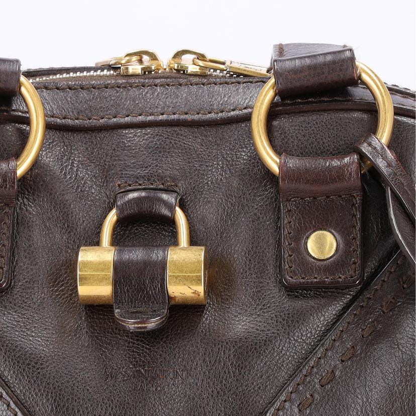 YVES SAINT LAURENT イブサンローラン YVES SAINT LAURENT ミューズハンドバッグ ブラウン/ミューズハンドバッグ/ブラウン/156465・214397//ABランク/37