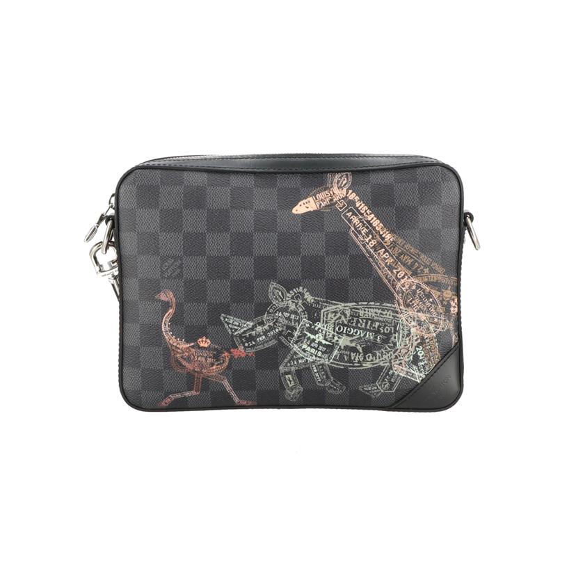 LOUIS VUITTON ルイヴィトン/トリオメッセンジャー/ダミエグラフィット アニマル/N58040//RFI*/Aランク/75