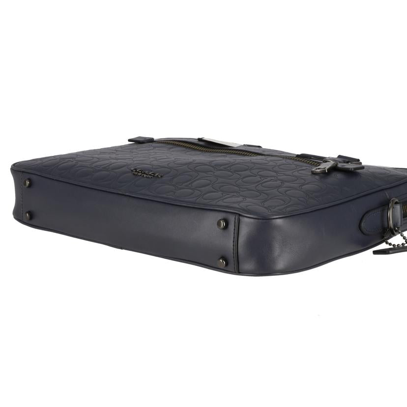 COACH コーチ/シグネチャーレザービジネスバッグ/ネイビー/55570//E19**/SAランク/18