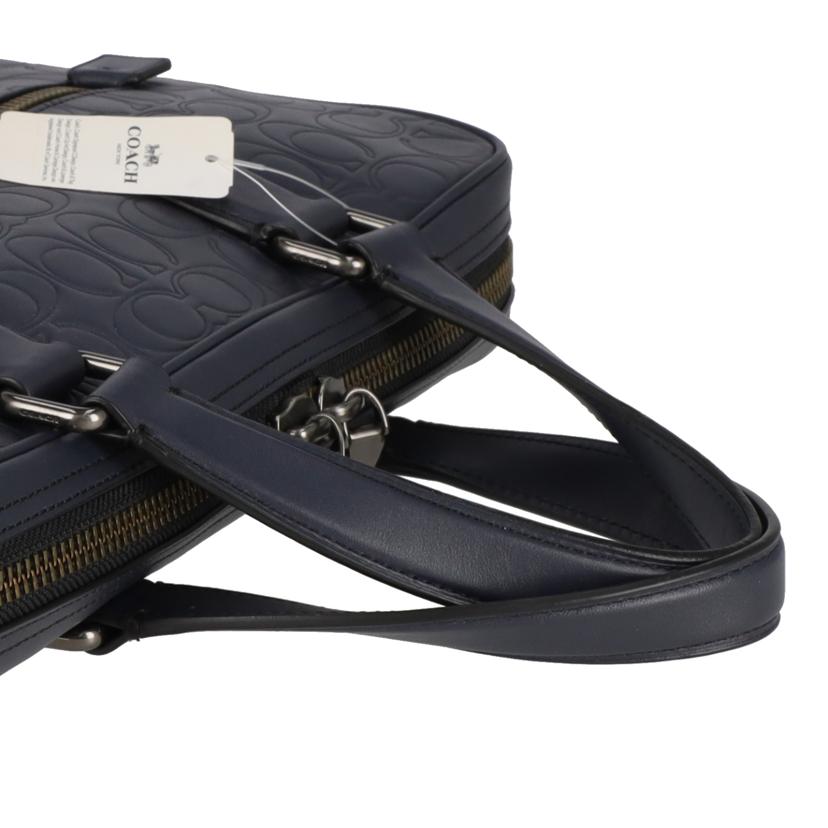 COACH コーチ/シグネチャーレザービジネスバッグ/ネイビー/55570//E19**/SAランク/18