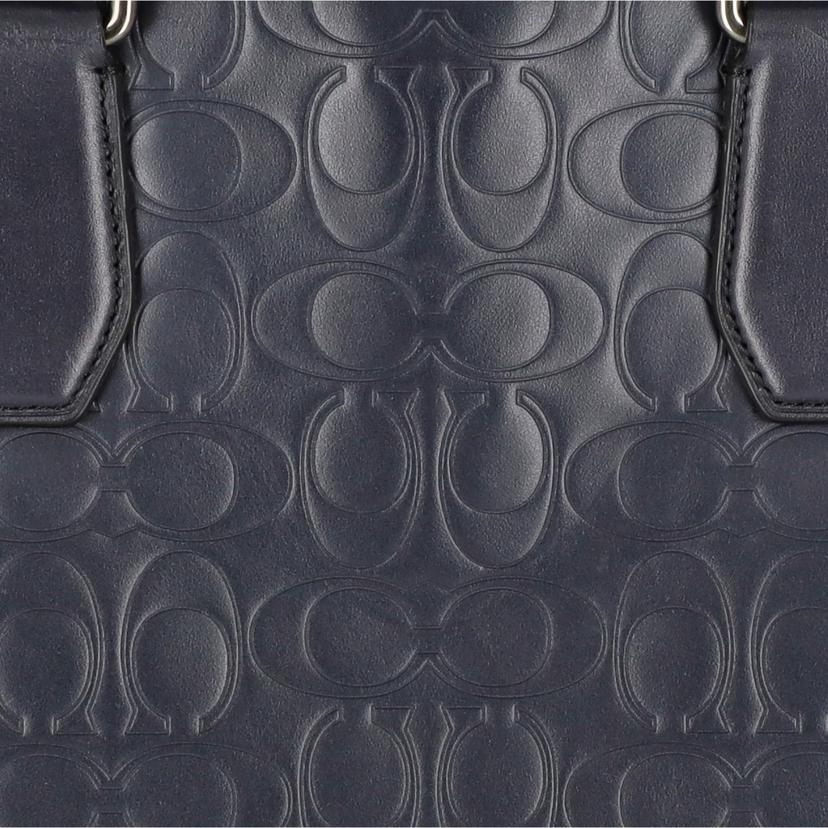 COACH コーチ/シグネチャーレザービジネスバッグ/ネイビー/55570//E19**/SAランク/18