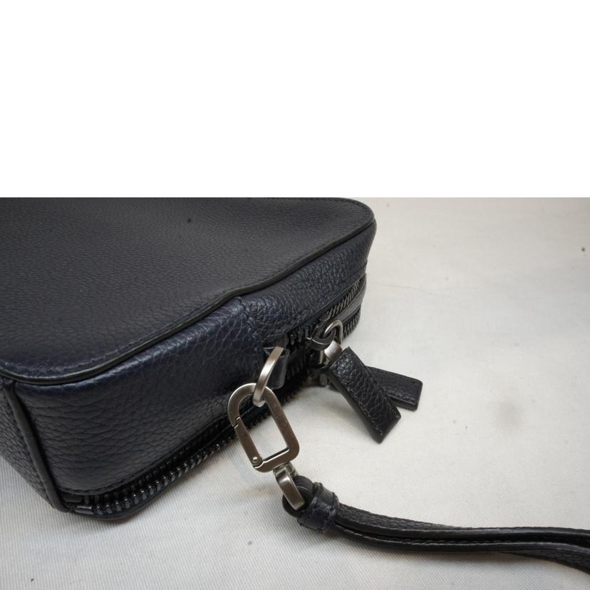 PRADA プラダ/レザークラッチバッグWファスナー/セカンドバッグ/2VF052//56/*/Aランク/92