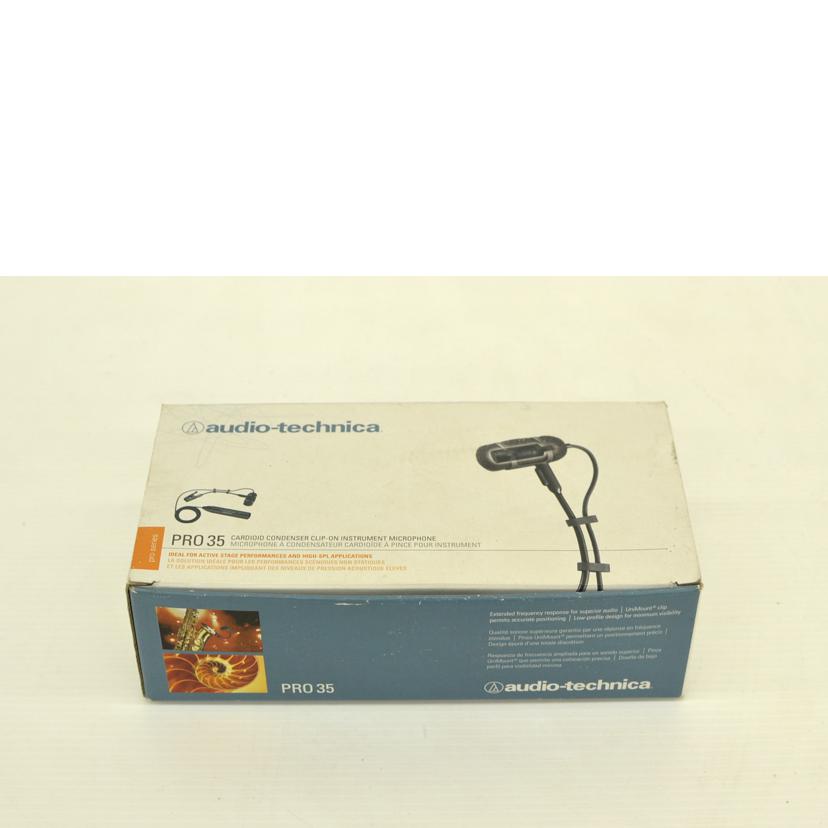 audio-technica オーディオテクニカ/クリップオン コンデンサーマイク/PRO35//Bランク/75